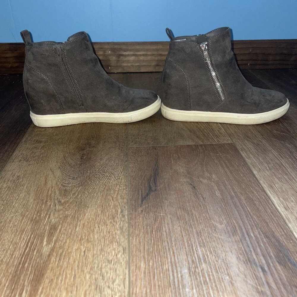 Gray Ankle Boots